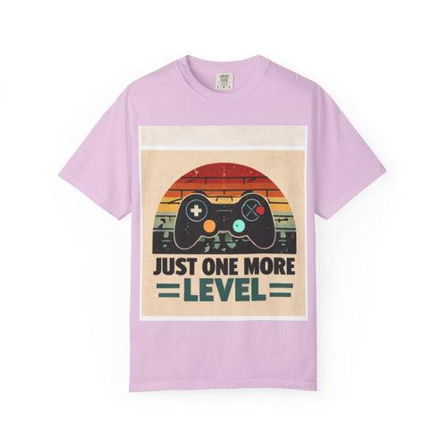 Retro Video Game Controller Just One More Level T-Shirt | Gamer Tee
