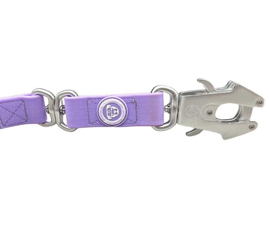 BTactical™ Extra-Strong PVC Frog Clip Dog Lead | Pastel Purple