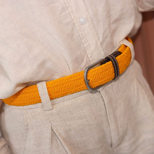 Woven Belt - Yellow