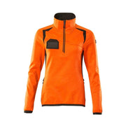 Mascot ACCELERATE SAFE 19353 Women's Hi-Vis Fleece Jumper with Half-Zip