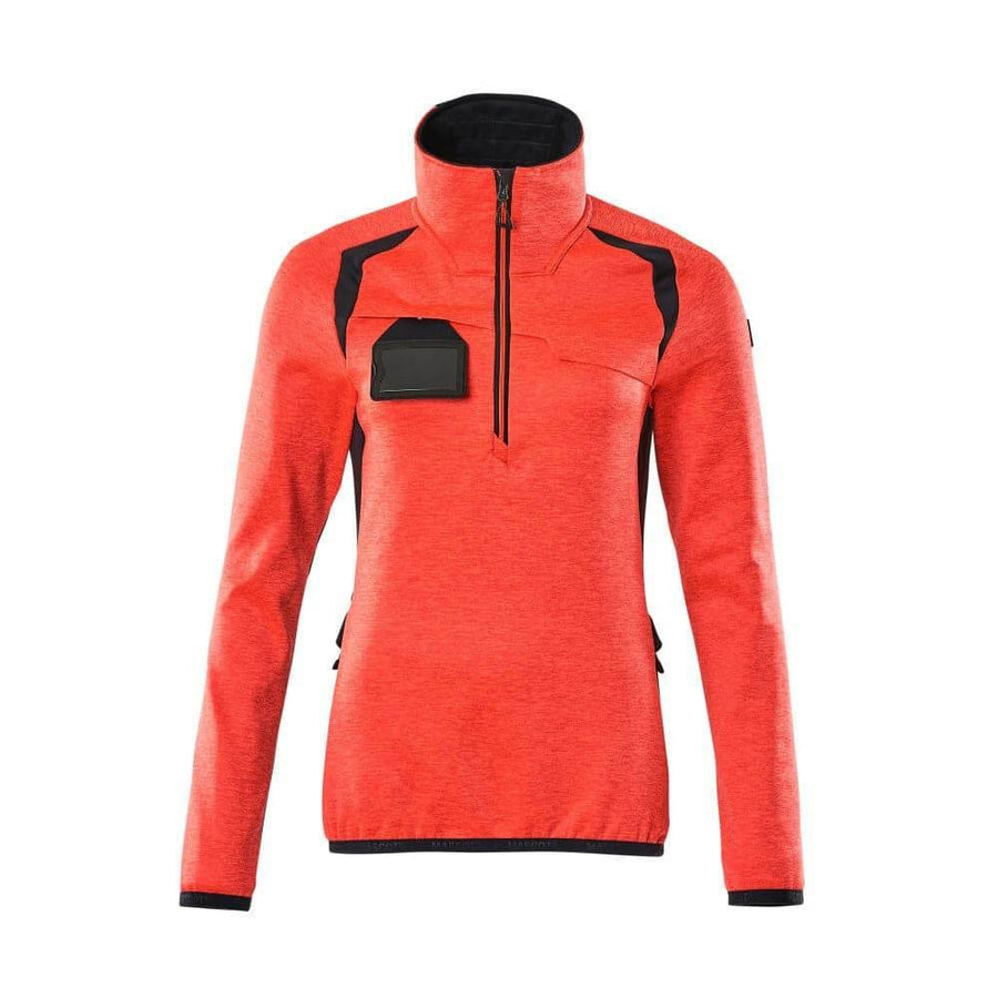Mascot ACCELERATE SAFE 19353 Women's Hi-Vis Fleece Jumper with Half-Zip