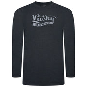 Lucky Brand Crew Neck & Closed Hem Flannel Pant Pyjama Set
