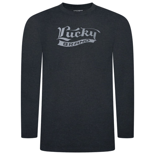 Lucky Brand Crew Neck & Closed Hem Flannel Pant Pyjama Set