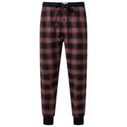 Lucky Brand Crew Neck & Closed Hem Flannel Pant Pyjama Set