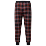Lucky Brand Crew Neck & Closed Hem Flannel Pant Pyjama Set