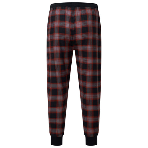 Lucky Brand Crew Neck & Closed Hem Flannel Pant Pyjama Set