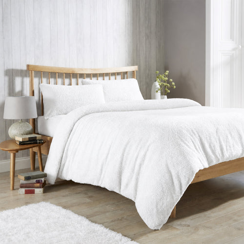 OLIVIA ROCCO Teddy Fleece Duvet Cover Set Premium Plush Ultra Cosy Winter Bedding