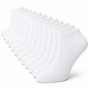 Sock Stack Mens Trainer Socks 12 Pairs Breathable Cotton Blend Arch Support Anti Crimping