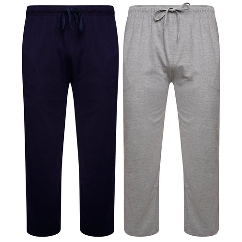 Sock Stack 2 Pack Mens Cotton Lounge Bottoms Stretchable PJ Pants Durable Cosy Cosy Super Soft Lounge Comfort