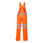 Portwest RT43 Hi-Vis Polycotton Service Bib & Brace