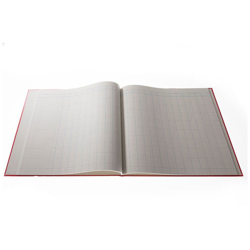 Cathedral -  Accounts Book Analysis 24 Cash Columns - Red (150/24.1)