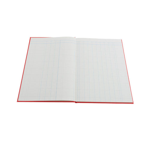 Cathedral -  Accounts Book  3 Debit, 9 Credit Columns - Red (69/3/9.1)