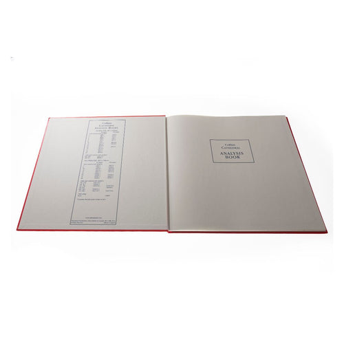 Cathedral -  Accounts Book Analysis 21 Cash Columns - Red (150/21.1)