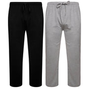 Sock Stack 2 Pack Mens Cotton Lounge Bottoms Stretchable PJ Pants Durable Cosy Cosy Super Soft Lounge Comfort