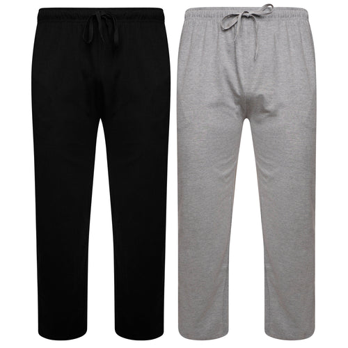 Sock Stack 2 Pack Mens Cotton Lounge Bottoms Stretchable PJ Pants Durable Cosy Cosy Super Soft Lounge Comfort