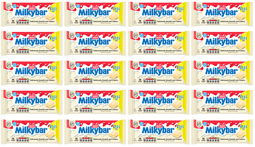 20 x Nestle Milkybar White Large Bar - 90GM