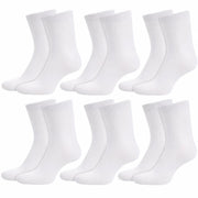 Sock Stack 6 Pairs Kids Cotton Rich School Socks Ankle Breathable Durable Uniform Unisex