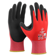Adept Red NFT Palm Coated Gloves (10 Pack)