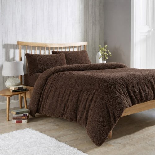 OLIVIA ROCCO Teddy Fleece Duvet Cover Set Premium Plush Ultra Cosy Winter Bedding