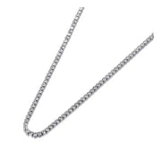 Elisa Silver Toned Jewelled Tennis Necklace
