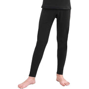 Heatwave Thermalwear Boys Long Johns 2 Pack Black Baselayer For School Camping And Skiing