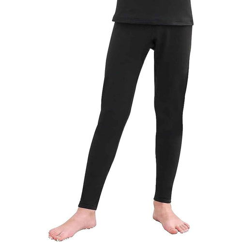 Heatwave Thermalwear Boys Long Johns 2 Pack Black Baselayer For School Camping And Skiing