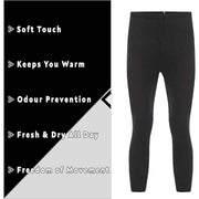 Heatwave Thermalwear Boys Long Johns 2 Pack Black Baselayer For School Camping And Skiing