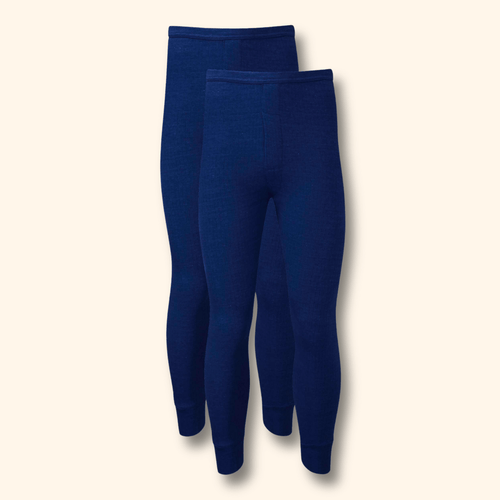 Heatwave Thermalwear Men's Long Johns 2 Pack Brushed Insulated Baselayer Warm Size S-XXL