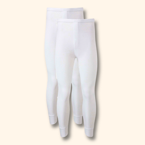 Heatwave Thermalwear Men's Long Johns 2 Pack Brushed Insulated Baselayer Warm Size S-XXL