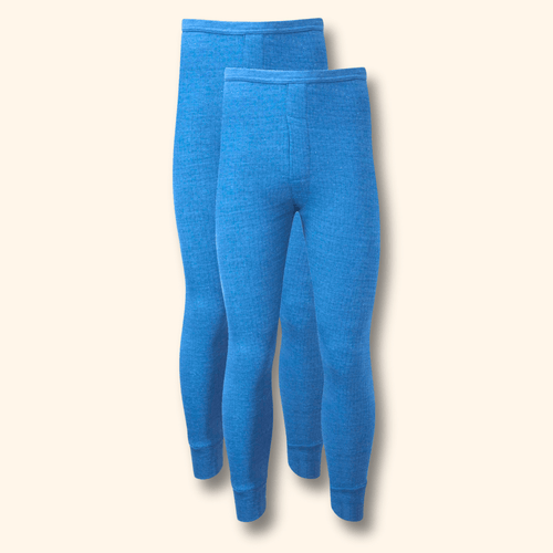 Heatwave Thermalwear Men's Long Johns 2 Pack Brushed Insulated Baselayer Warm Size S-XXL