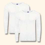 Heatwave Thermalwear Mens Thermal Long Sleeve Top Pack Of 2 Brushed Yarn Baselayer Sizes