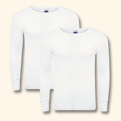 Heatwave Thermalwear Mens Thermal Long Sleeve Top Pack Of 2 Brushed Yarn Baselayer Sizes