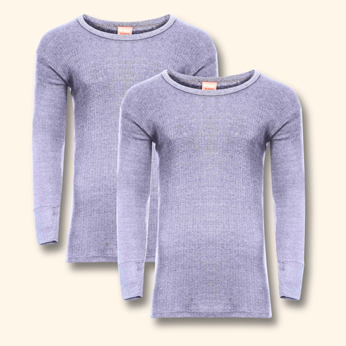 Heatwave Thermalwear Mens Thermal Long Sleeve Top Pack Of 2 Brushed Yarn Baselayer Sizes