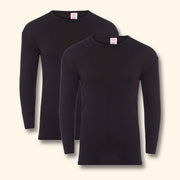 Heatwave Thermalwear Mens Thermal Long Sleeve Top Pack Of 2 Brushed Yarn Baselayer Sizes