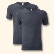 Heatwave Thermalwear 2 Pack Mens Thermal T Shirt Baselayer Brushed Yarn Insulated S-XXL