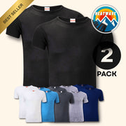 Heatwave Thermalwear 2 Pack Mens Thermal T Shirt Baselayer Brushed Yarn Insulated S-XXL