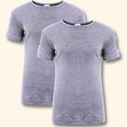 Heatwave Thermalwear 2 Pack Mens Thermal T Shirt Baselayer Brushed Yarn Insulated S-XXL