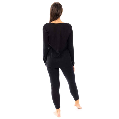 Heatwave Thermalwear Womens Thermal Long Sleeve Base Layer Top Pack Of 2 Insulated