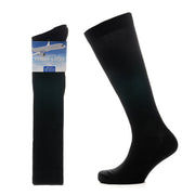 Sock Stack Travel Compression Socks 2 Pairs Unisex Knee-High Black Breathable Flight