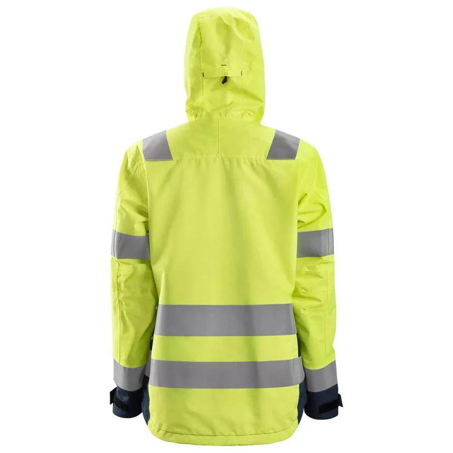 Snickers 1347 AllroundWork, Women’s Hi-Vis Waterproof Shell Jacket Class 2/3 Various Colours