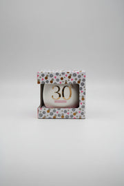 30th birthday boxed  mug
