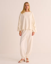 Cloud Dancer Organic Cotton Sweatshirt