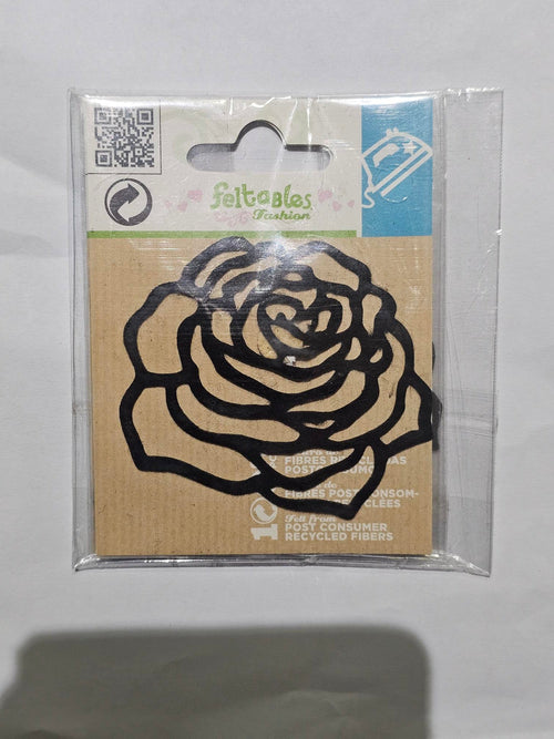 Feltables Fashion   flower black  one pc