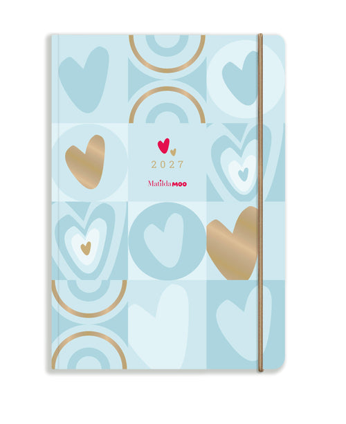 Matilda Moo | 2027 Diary - A5 Weekly Planner | Week-to-View in Mint