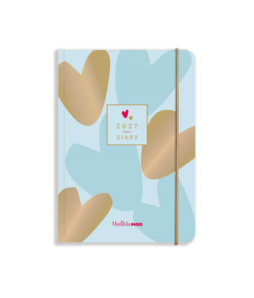 Matilda Moo | 2027 Diary - A6 Daily Planner | Day-to-Page in Mint