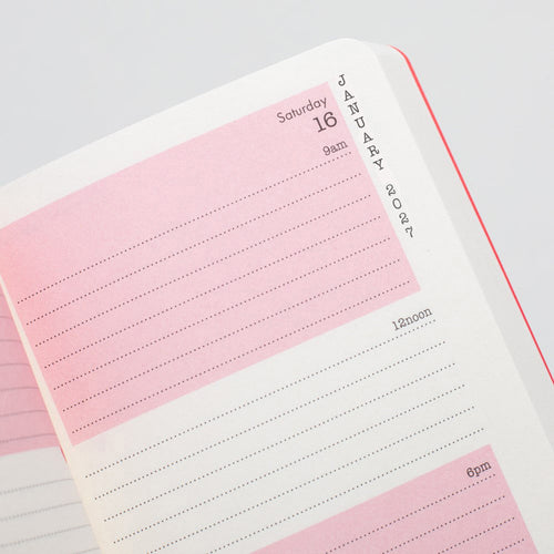 Matilda Moo | 2027 Diary - A6 Daily Planner | Day-to-Page in Pink