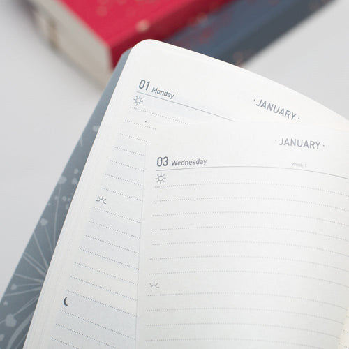 Matilda Myres | 2027 Diary - A6 Daily Planner | Day-to-Page in Grey
