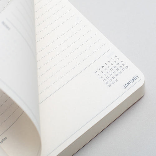 Matilda Myres | 2027 Diary - A6 Daily Planner | Day-to-Page in Grey