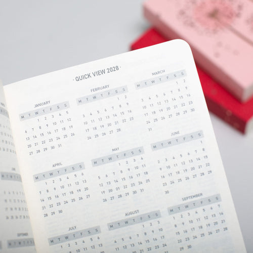 Matilda Myres | 2027 Diary - A6 Daily Planner | Day-to-Page in Red