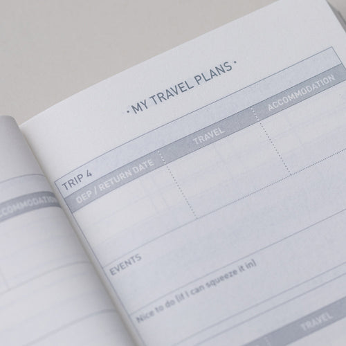 Matilda Myres | 2027 Diary - Slim Weekly Planner with Notes | Week-to-View in Grey